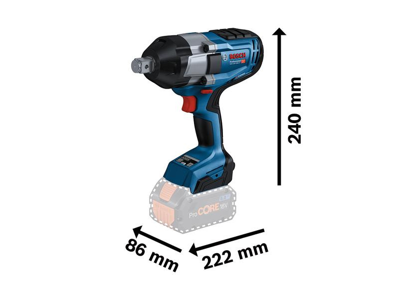 Bosch Professional Akku-Schlagschrauber GDS 18V-1050 H 2 x 8.0Ah ProCORE