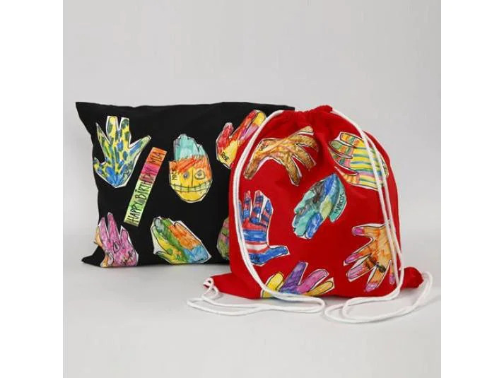 Creativ Company Stofftasche 38 x 42 cm 5 Stück