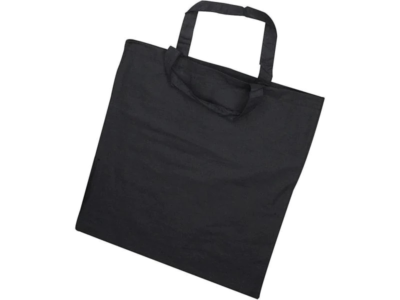 Creativ Company Stofftasche 38 x 42 cm Baumwolle, Schwarz