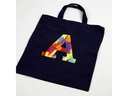 Creativ Company Stofftasche 38 x 42 cm Baumwolle, Schwarz