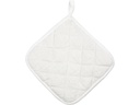 Creativ Company Topflappen 20 x 20 cm Baumwolle, Weiss