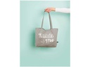 Rico Design Stofftasche Shopper Grau
