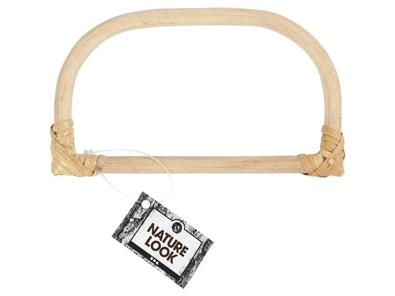 Creativ Company Taschengriff 15.5 x 9 cm Bambus