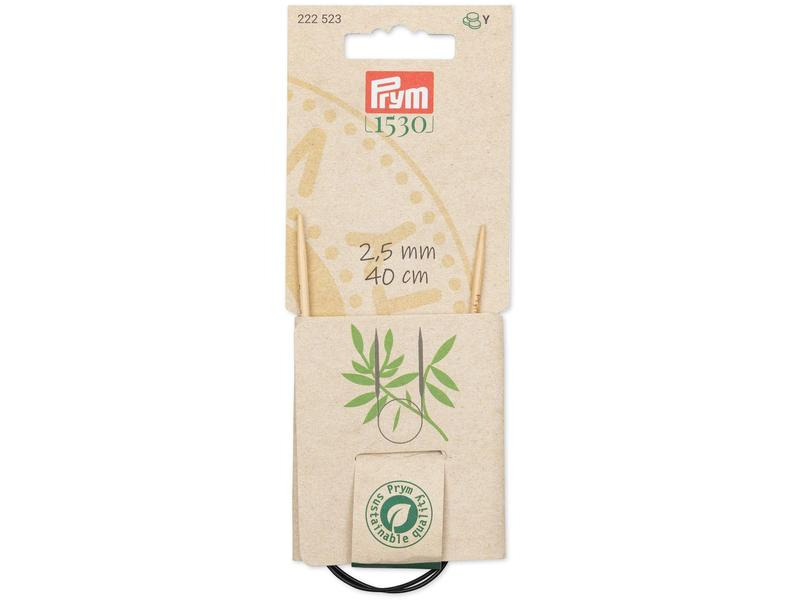 Prym Rundstricknadel BAMBUS 2.50 mm, 40 cm