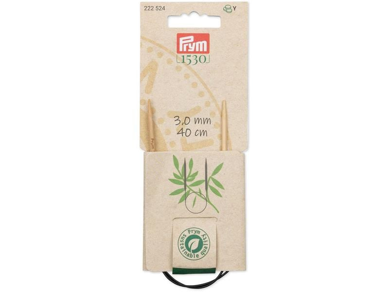 Prym Rundstricknadel BAMBUS 3.00 mm, 40 cm