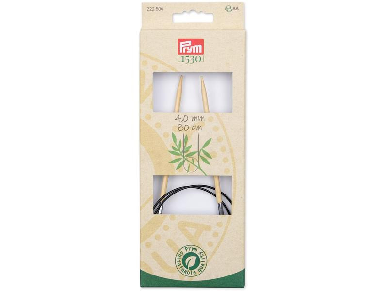 Prym Rundstricknadel BAMBUS 4.00 mm, 80 cm