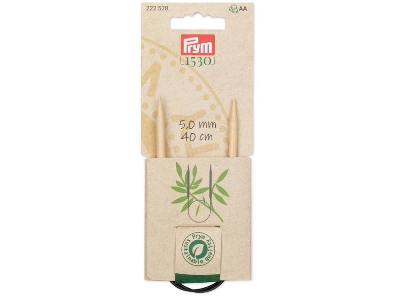 Prym Rundstricknadel BAMBUS 5.00 mm, 40 cm
