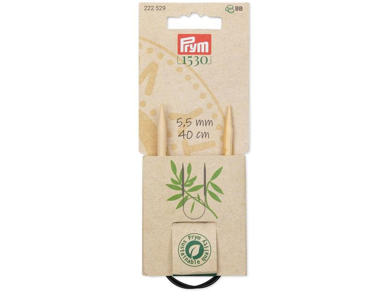 Prym Rundstricknadel BAMBUS 5.50 mm, 40 cm