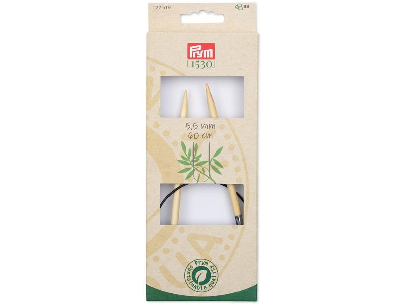 Prym Rundstricknadel BAMBUS 5.50 mm, 60 cm