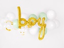 Partydeco Folienballon Boy 63.5 x 74 cm Gold, 1 Stück