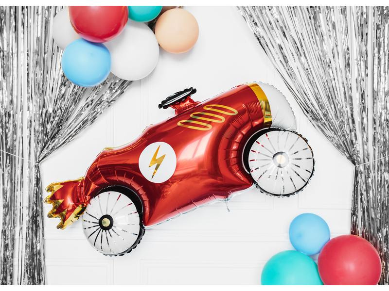 Partydeco Folienballon Car Rot