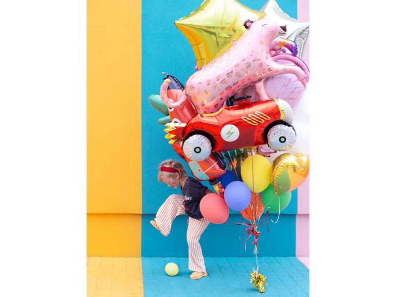 Partydeco Folienballon Car Rot