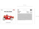 Partydeco Folienballon Car Rot