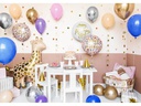 Partydeco Folienballon Giraffe Beige/Gold