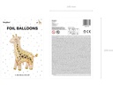 Partydeco Folienballon Giraffe Beige/Gold