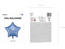 Partydeco Folienballon Happy Birthday Blau