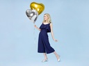 Partydeco Folienballon Herz Gold