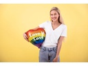 Partydeco Folienballon Love is Love Regenbogen