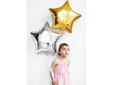 Partydeco Folienballon Star Silber