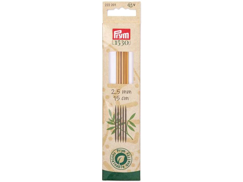 Prym Stricknadeln BAMBUS 2.50 mm, 15 cm
