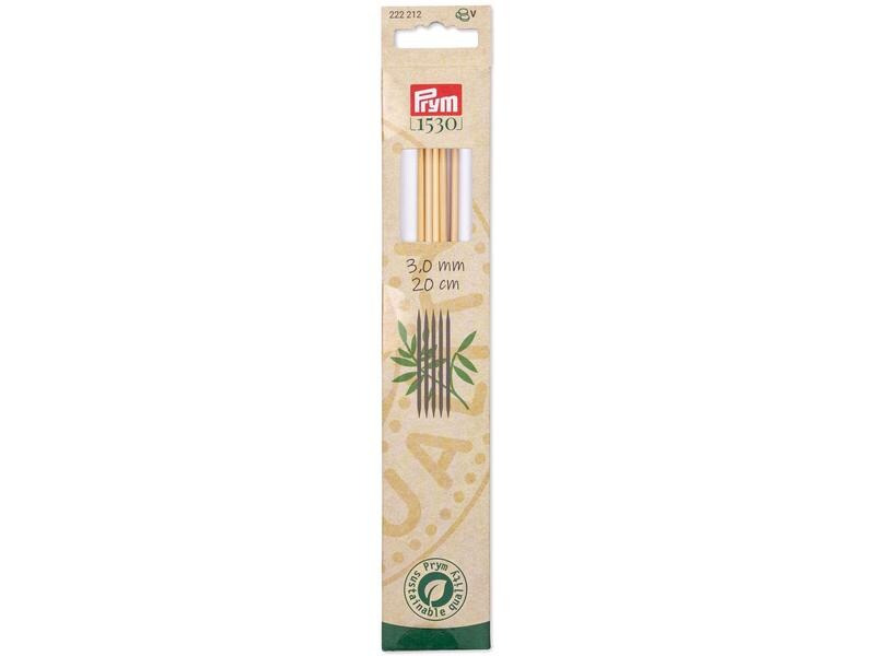 Prym Stricknadeln BAMBUS 3.00 mm, 20 cm