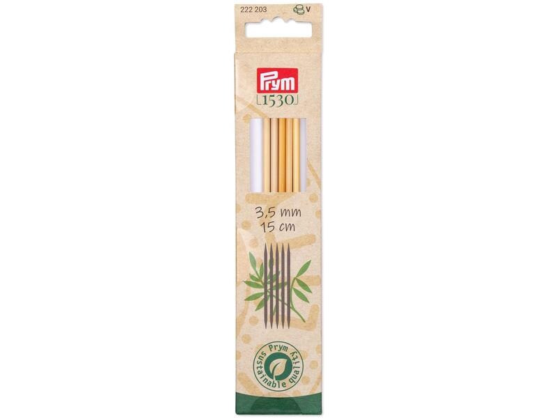 Prym Stricknadeln BAMBUS 3.50 mm, 15 cm