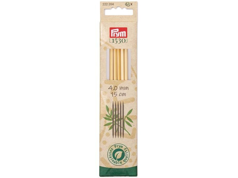 Prym Stricknadeln BAMBUS 4.00 mm, 15 cm