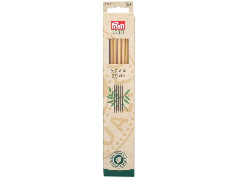 Prym Stricknadeln BAMBUS 5.00 mm, 20 cm