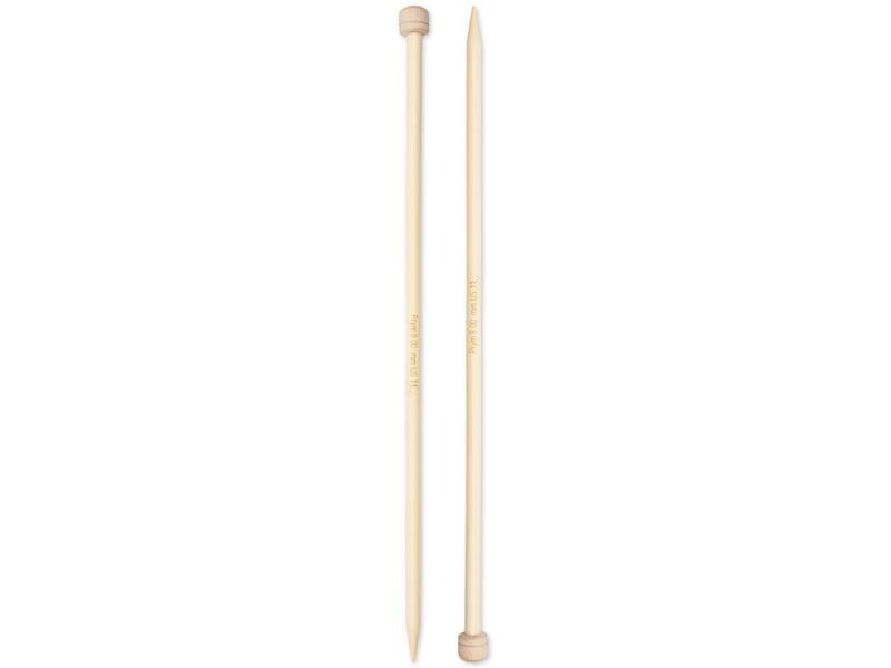 Prym Stricknadeln BAMBUS 8.00 cm, 33 cm