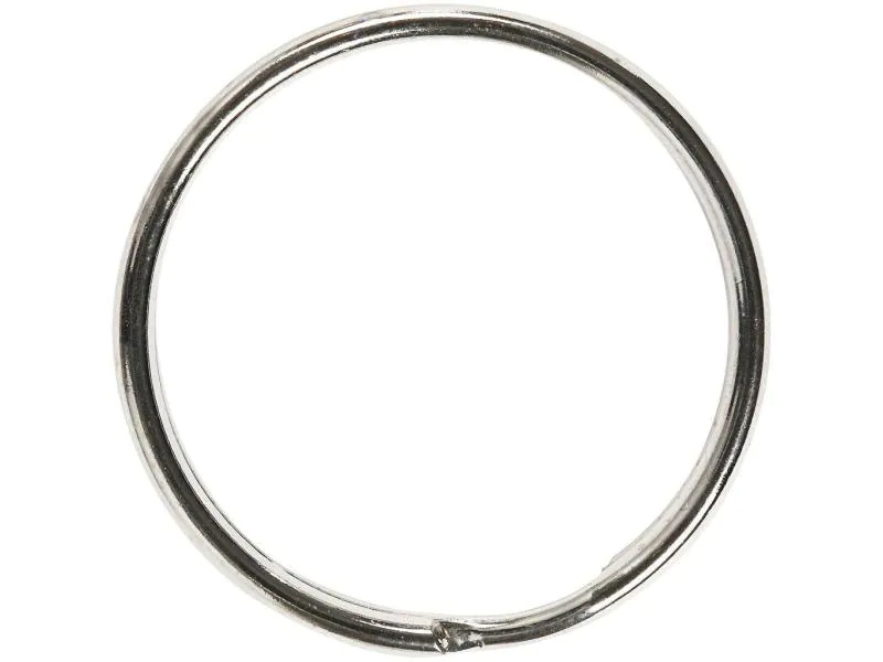 Creativ Company Spaltring  30 mm Metall, 80 Stück