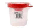 Creativ Company Wasserbecher Rot/Semitransparent