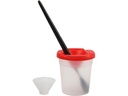 Creativ Company Wasserbecher Rot/Semitransparent