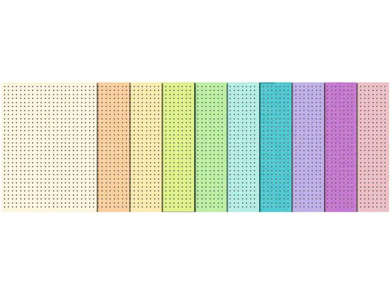 URSUS Stickkarton Pastell 10 Farben