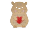 URSUS Stickset Kreuzstich Tiere 12 Motive, 14.5 x 20 cm
