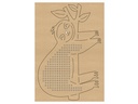 URSUS Stickset Kreuzstich Tiere 12 Motive, 14.5 x 20 cm
