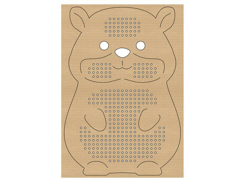 URSUS Stickset Kreuzstich Tiere 12 Motive, 14.5 x 20 cm