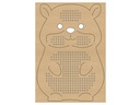 URSUS Stickset Kreuzstich Tiere 12 Motive, 14.5 x 20 cm