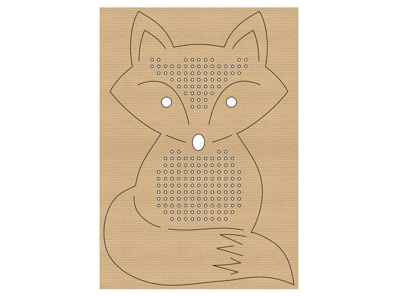 URSUS Stickset Kreuzstich Tiere 12 Motive, 14.5 x 20 cm