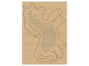 URSUS Stickset Kreuzstich Tiere 12 Motive, 14.5 x 20 cm
