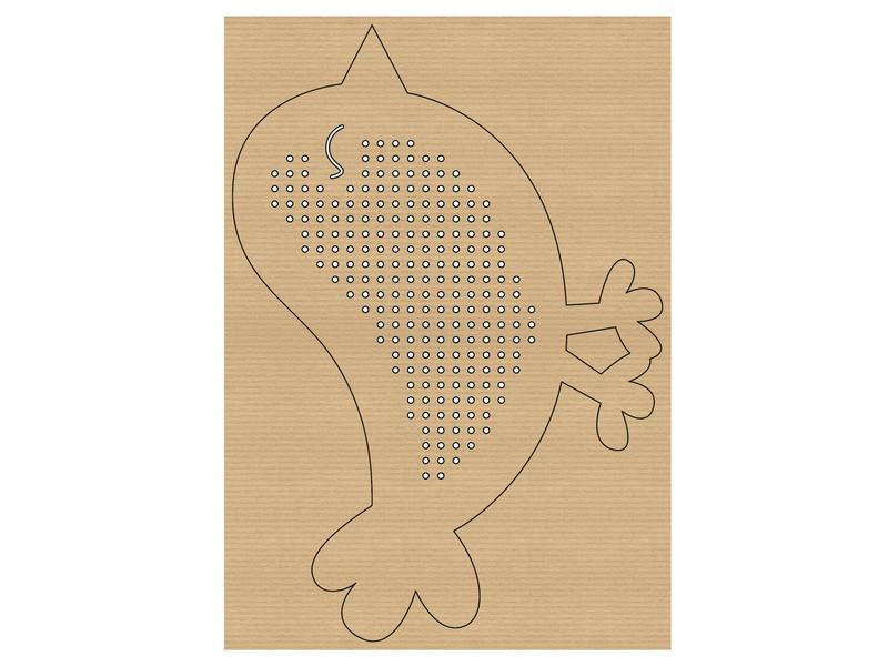 URSUS Stickset Kreuzstich Tiere 12 Motive, 14.5 x 20 cm