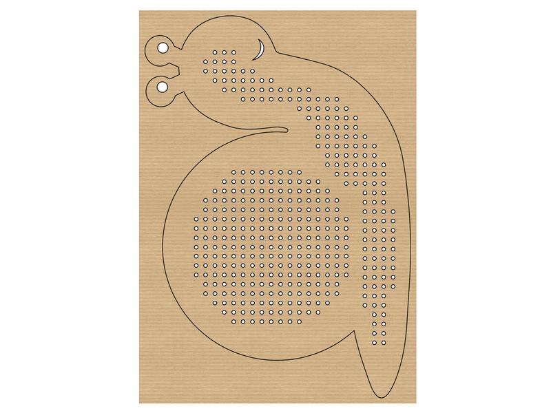 URSUS Stickset Kreuzstich Tiere 12 Motive, 14.5 x 20 cm