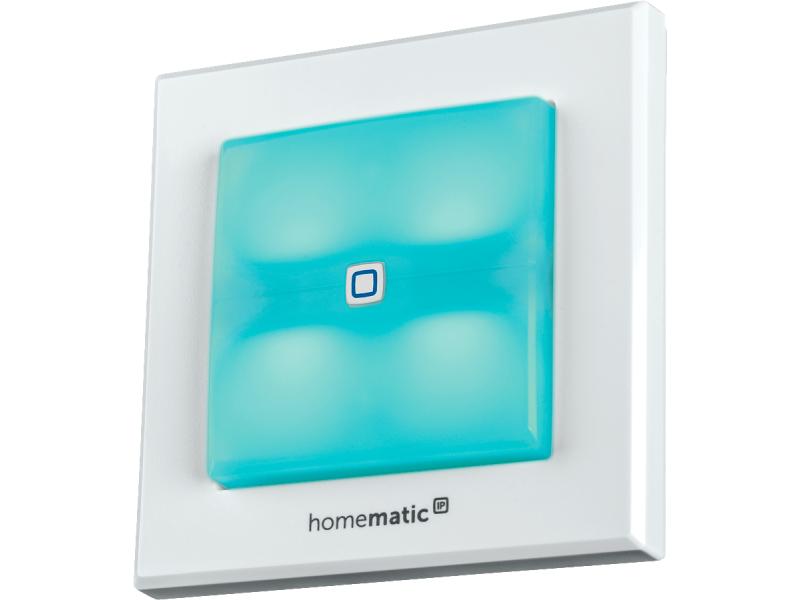 Homematic IP Funk-Schaltaktor für Markenschalter mit Signalleuchte