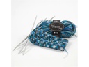 Creativ Company Wolle 50 g für Socken, Blau/Türkis