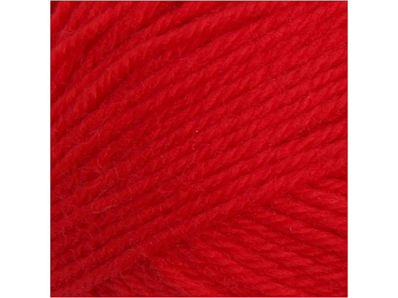Creativ Company Wolle Babygarn Merino 50 g 14/4 Rot