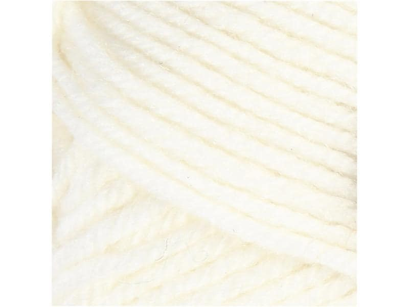 Creativ Company Wolle Babygarn Merino 50 g 14/4 Weiss