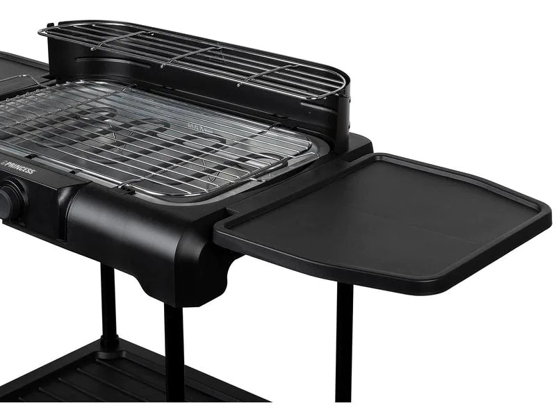Tristar Elektrogrill mit klappbaren Seitenablagen, 2200 W