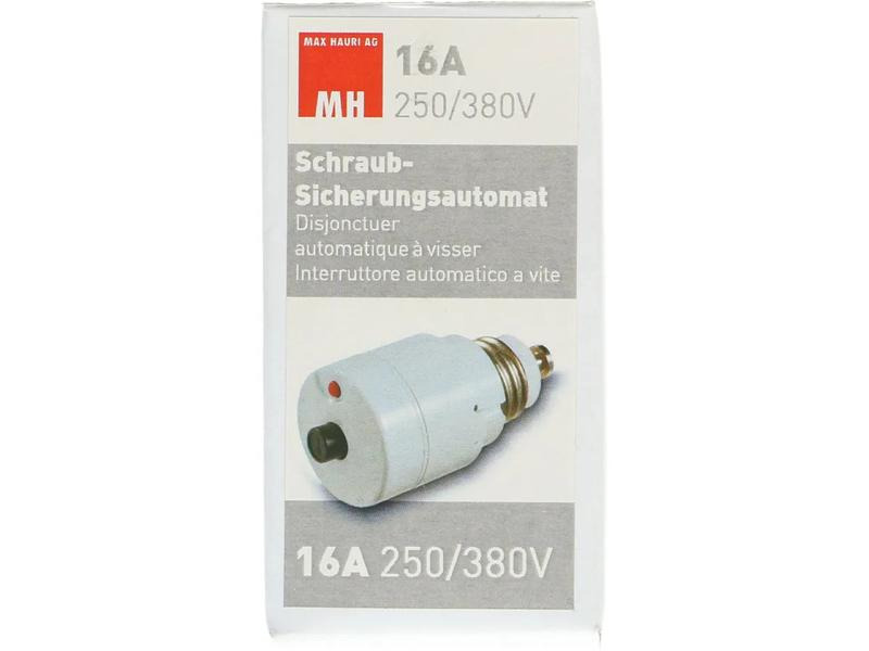 WAGO Schmelzsicherung Schraubautomat 16A, 250/380 V