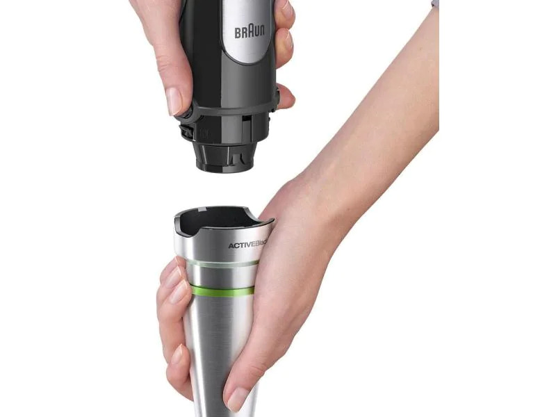 Braun Stabmixer MultiQuick 7  MQ7045X Silber/Schwarz