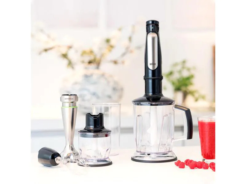 Braun Stabmixer MultiQuick 7  MQ7045X Silber/Schwarz