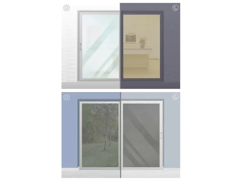 Gardinia Fensterfolie UV-Schutz 45 x 150 cm, Schwarz